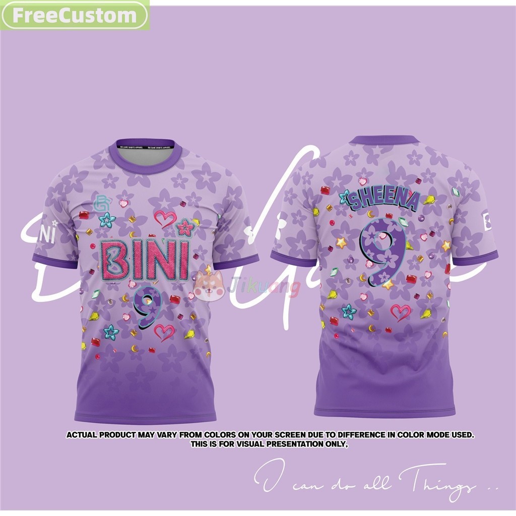 BINI Free Custom 2025 Fashion Bloom(s) exclusive jersey customized name ...