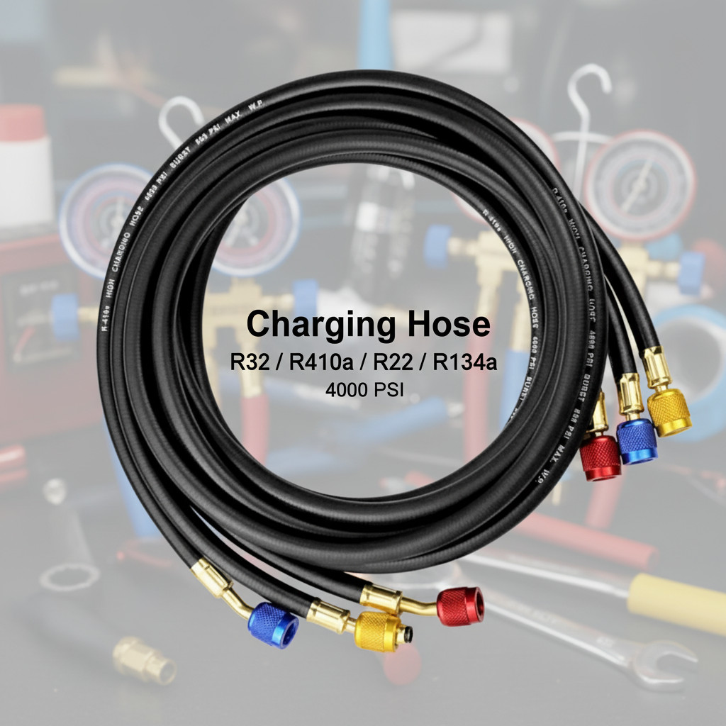 365DIY Charging Hose R410a R32 R22 R134a Aircond Manifold Gauge Gas ...