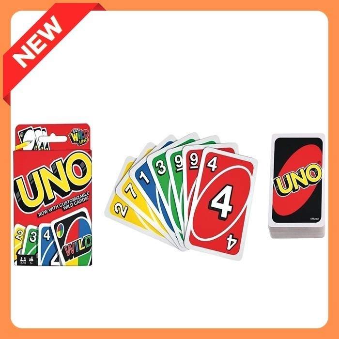 [PROMO]UNO Card Game Family Card Games Mattel Board Game Genuine ...