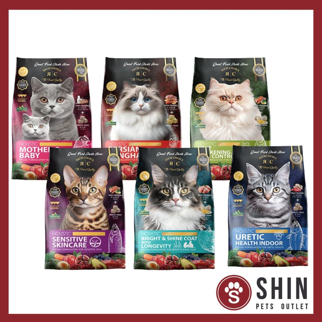 Rich Choice Holistic Dry Food 10kg Makanan Kucing / Kering Makanan ...