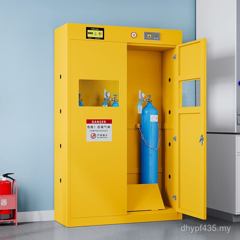 Explosion-Proof Oxygen Cylinder Storage Cabinet Gas Tank Laboratory ...