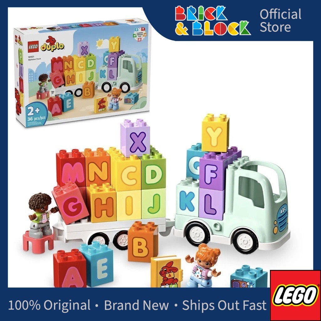LEGO 10421 Alphabet Truck | LEGO DUPLO | Lori Abjad | Shopee Malaysia