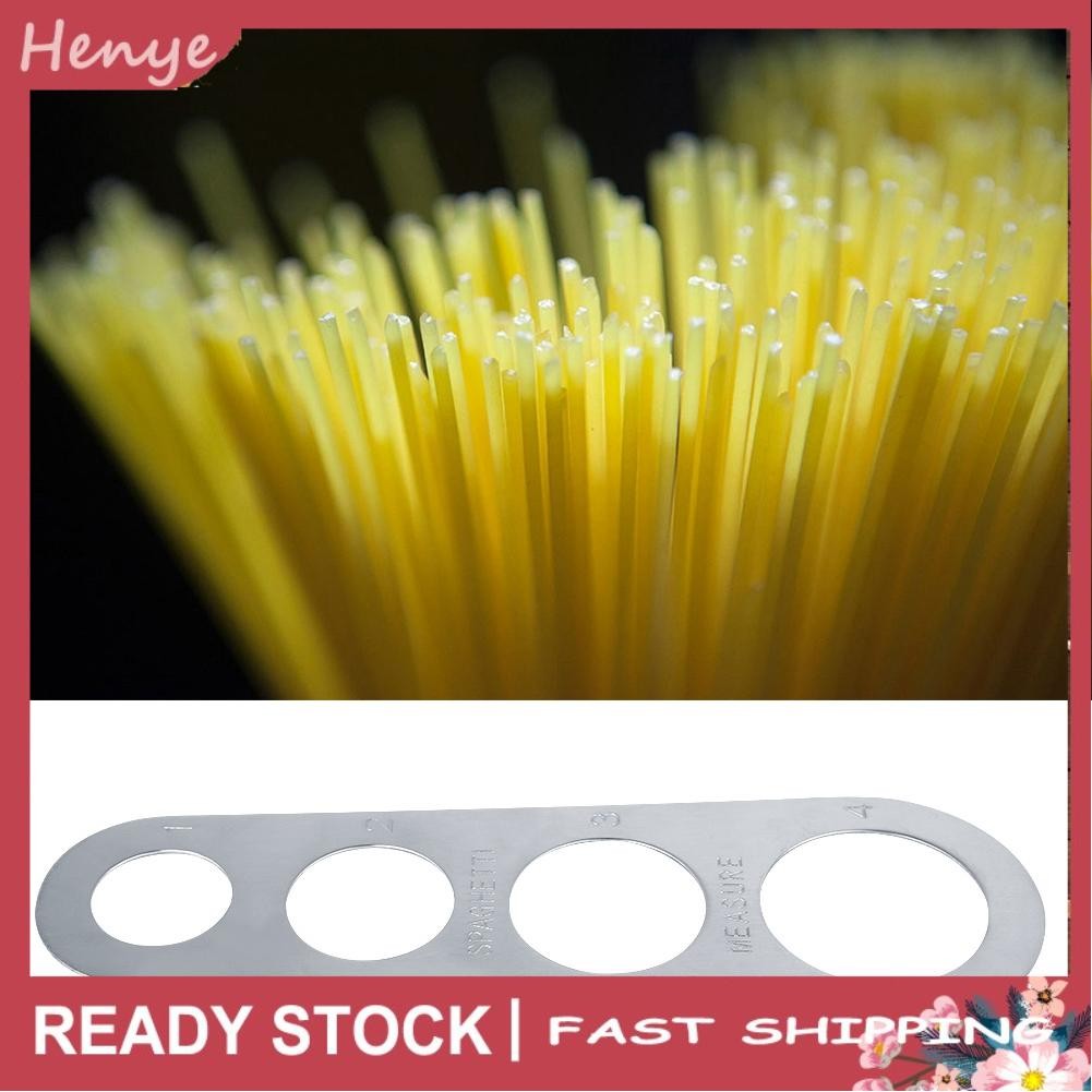 henye-my Stainless Steel Spaghetti Measurer Measuring Tool 4 Hole ...