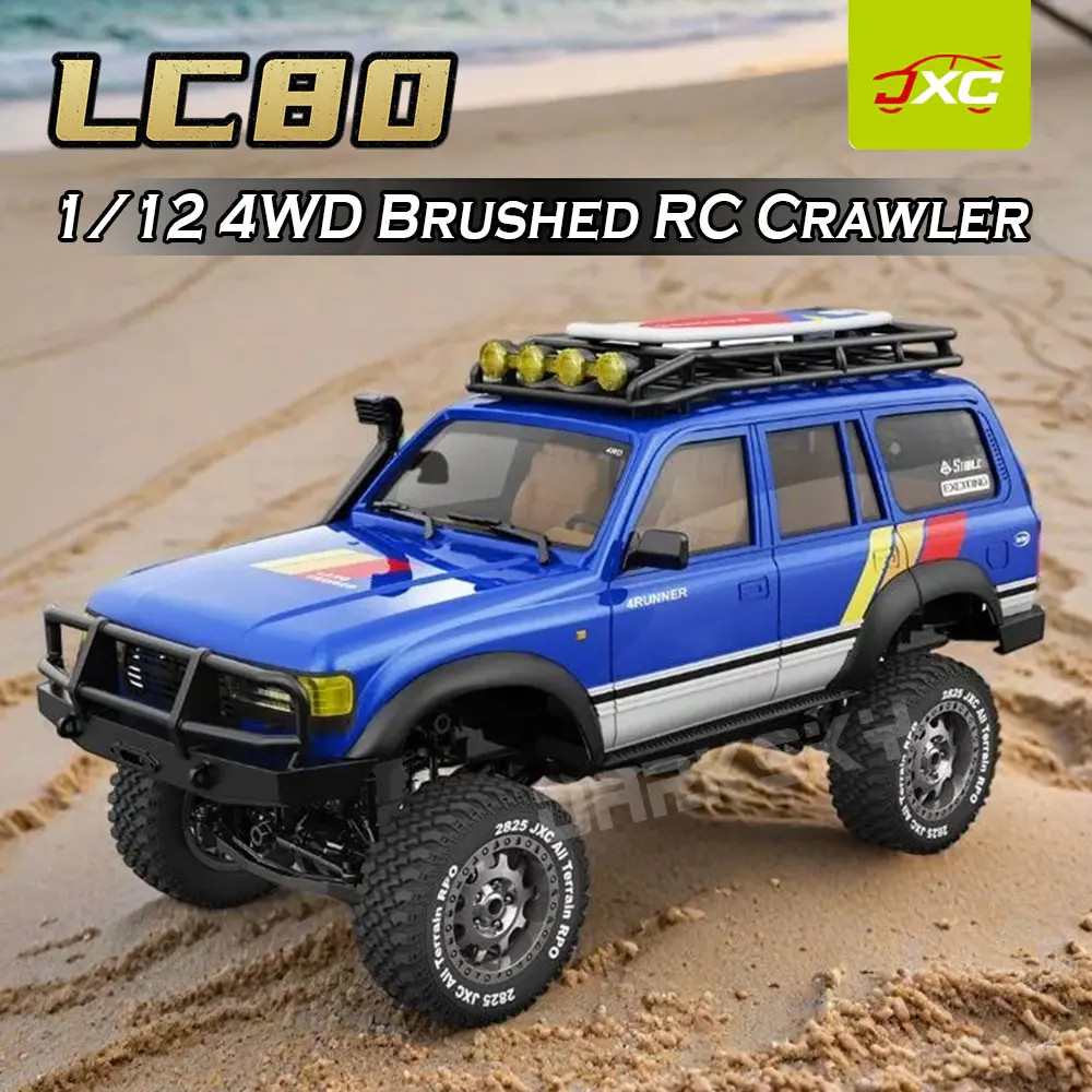 JXC LC80 4WD Brushed RC Rock Crawler 2.4GHz RTR 1/12 Electric Remote ...