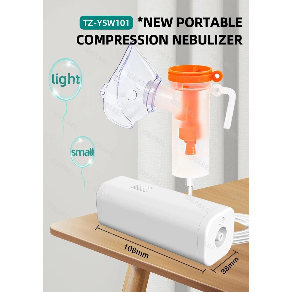 4μm Silent Desktop Inhaler 135g Medical Compression Nebulizer ...