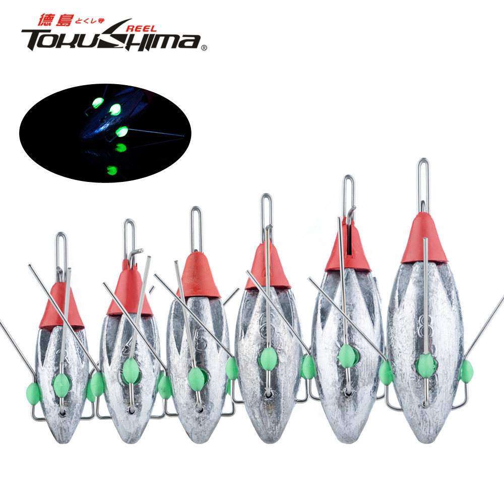 Sputnik Fishing Sinker 3oz-8oz Surf Breakaway Fishing Weight with Glow ...