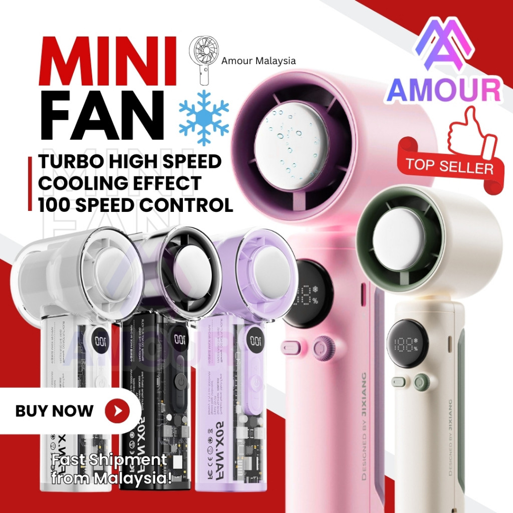 🔥TERBARU🔥Kipas Mini Tangan Mini Fan 199 SPEED Turbo Rechargeable ...