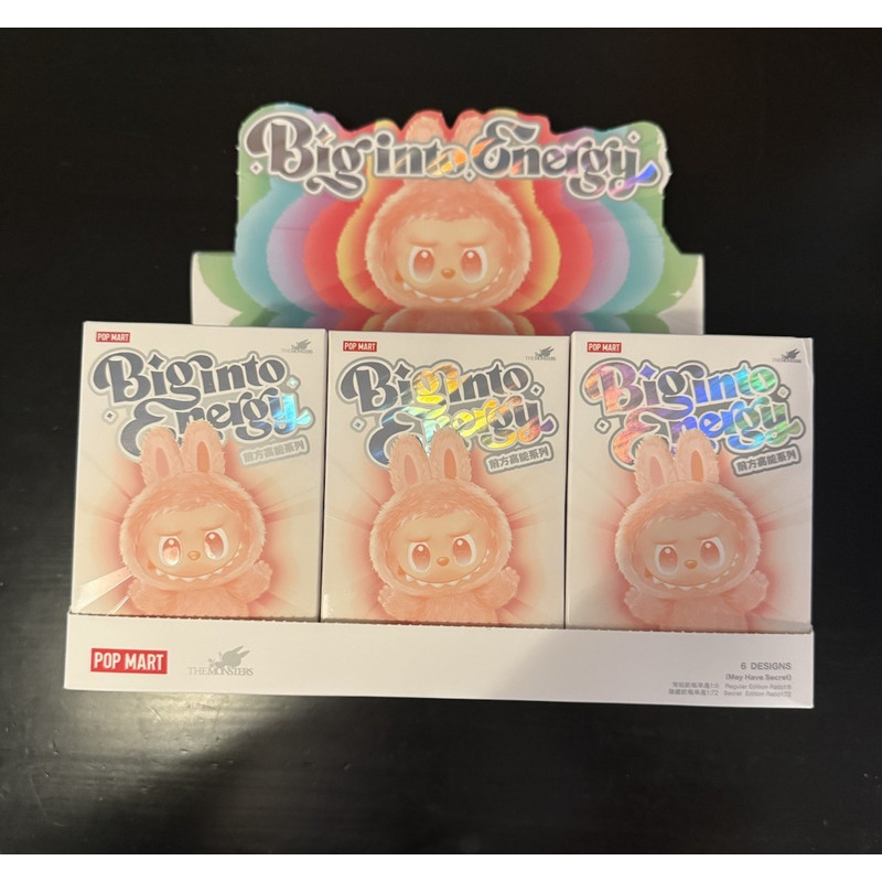 Authentic POP MART Labubu 'Big Into Energy' V3 Blind Box Collectible Figure – Mystery Character