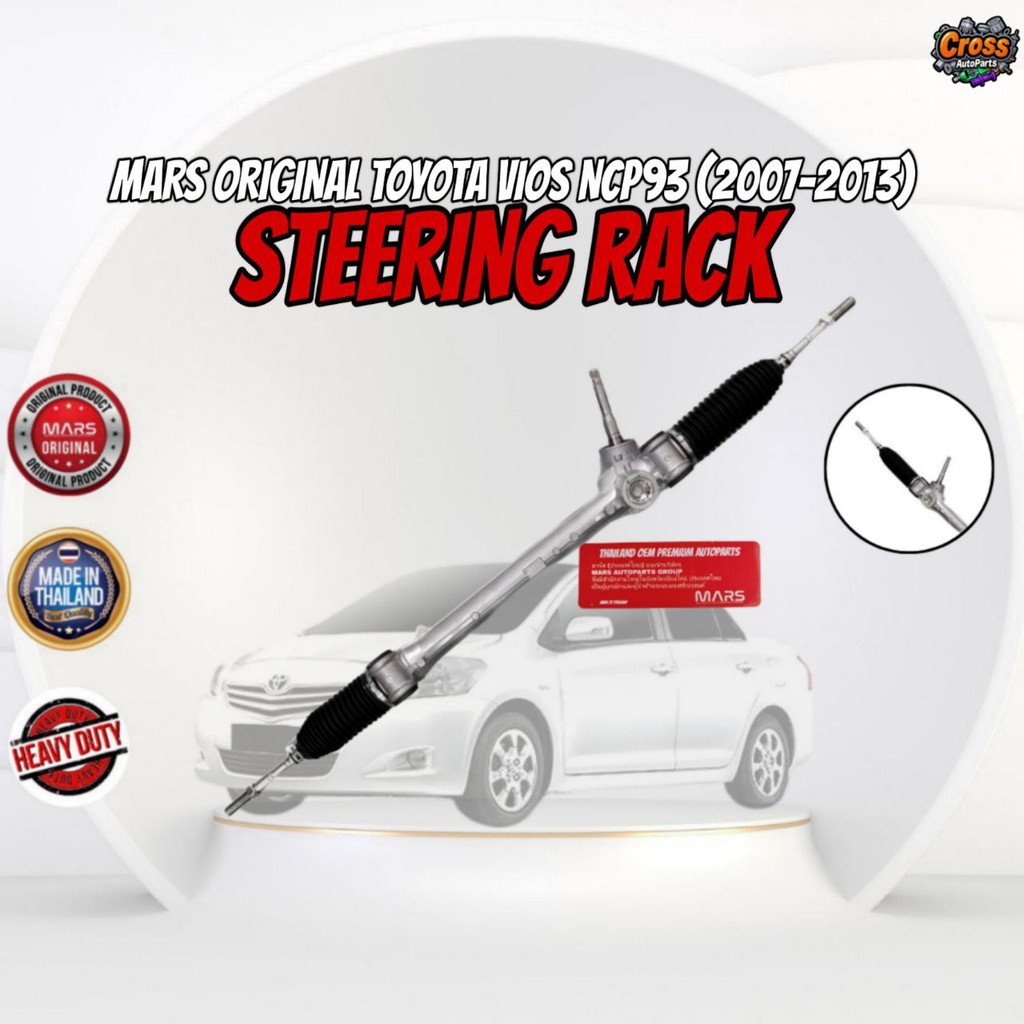 (FULL NEW) (NOT RECOND) STEERING RACK TOYOTA VIOS NCP93 2007-2013 ...