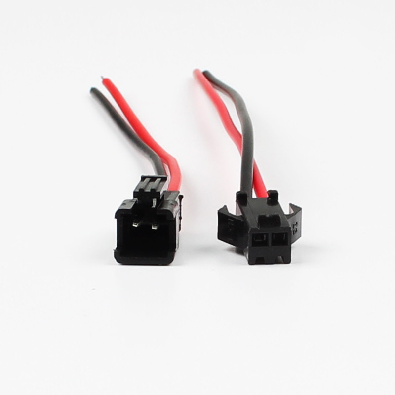LED Light Strip Power Butt Connector Connection Cable 2-Core pin ...