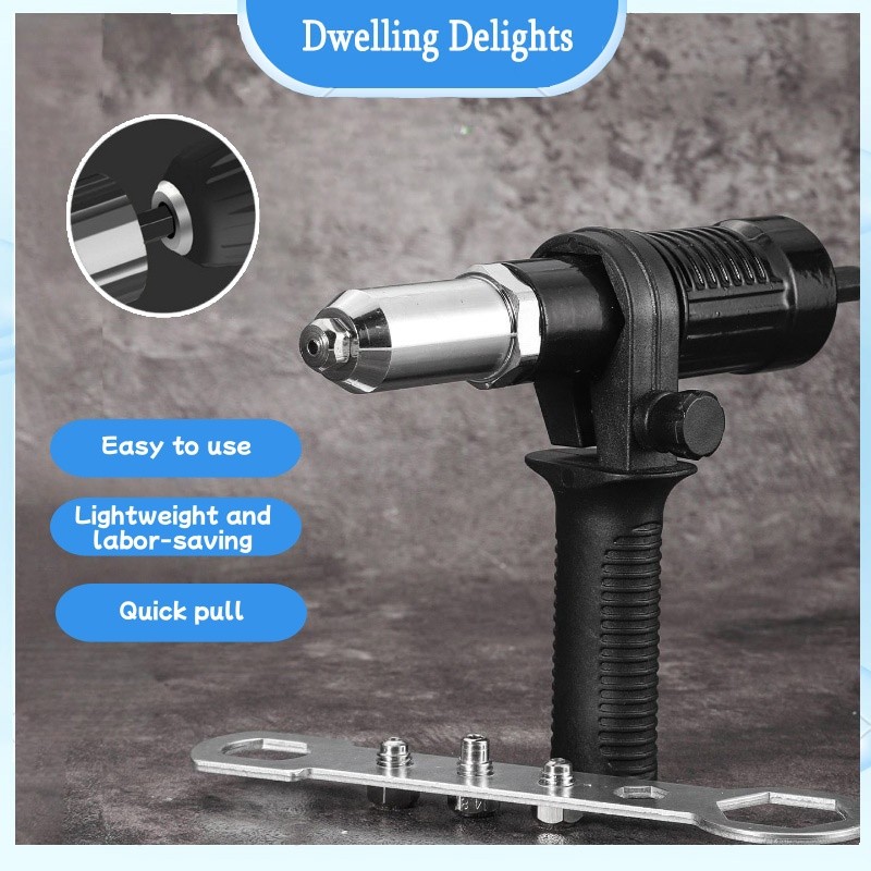 Electric Pull Rivet Conversion Adapter Pull Nail Electric Rivet Nut ...