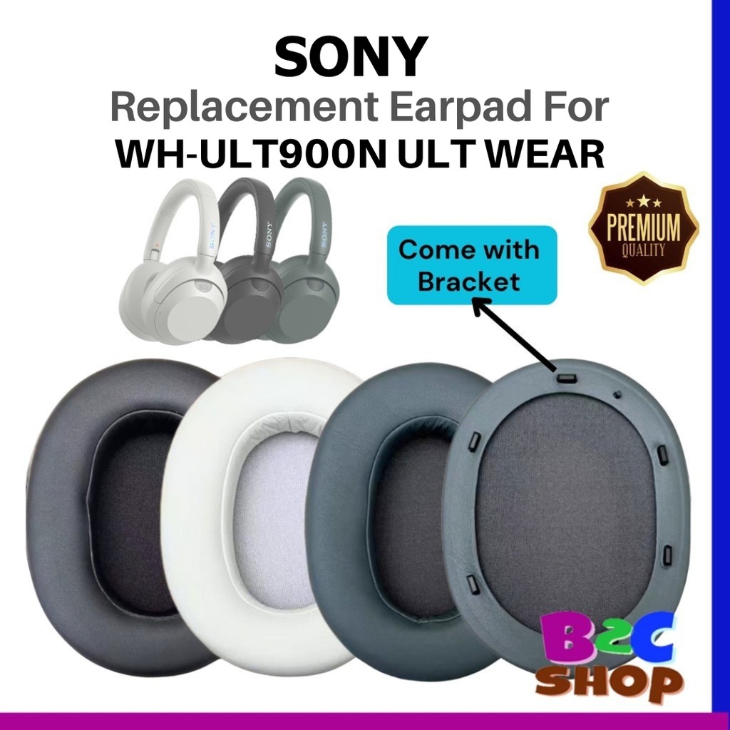 1Pair SONY WH-ULT900N ULT WEAR Headphone Replacement Leather Ear Pads ...