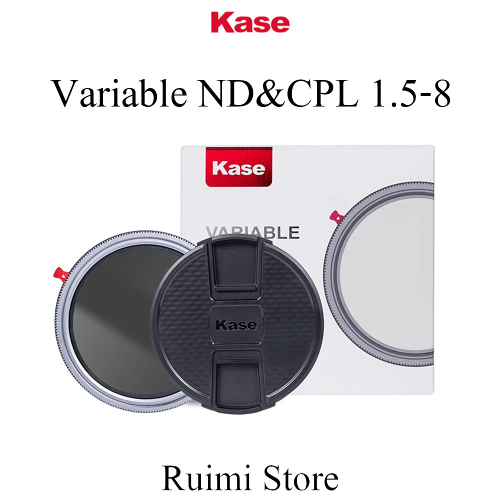 Kase Variable ND&CPL&Black Mist 1.5-8 Variable Light Reduction ...