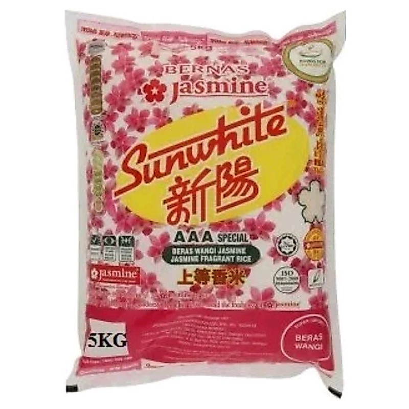 Jasmine Sunwhite AAA Special Fragrant Rice 5kg | Shopee Malaysia