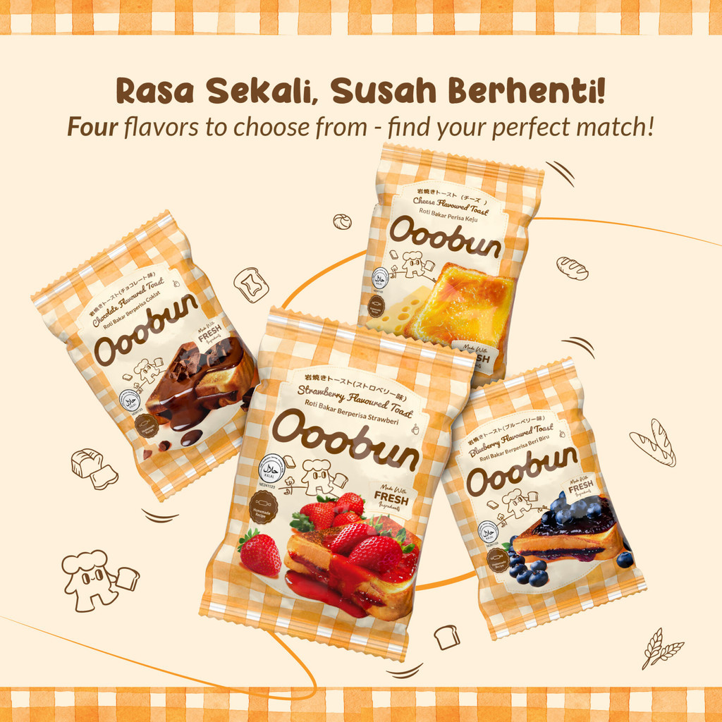 Ooobun Japanese Toasts & Soufflé Cakes | ROTI BAKAR @Blueberry ...