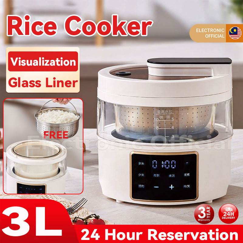 Intelligent Rice Cooker 3L Fully Automatic Lifting Low-sugar Electric ...