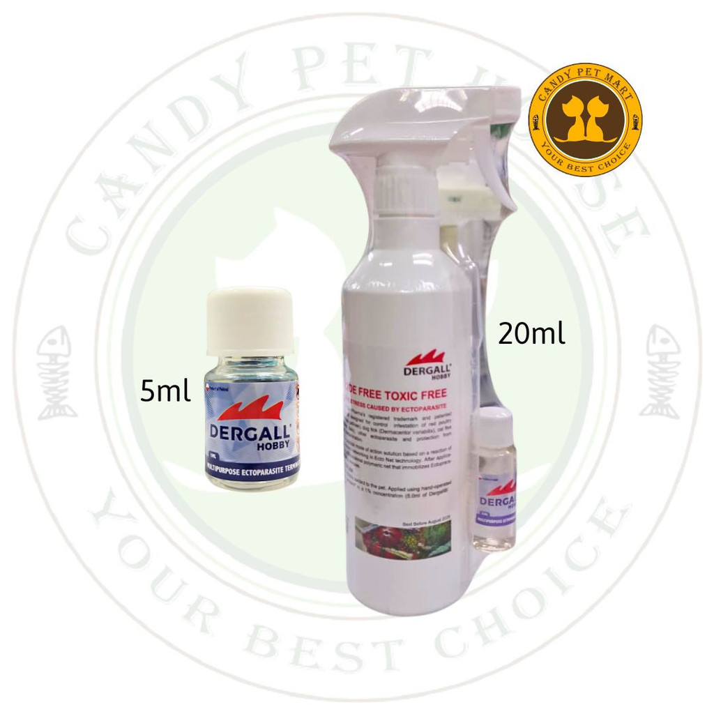 Dergall Hobby / Ectoparasite Terminator / Flea, Mite, Tick Control for ...