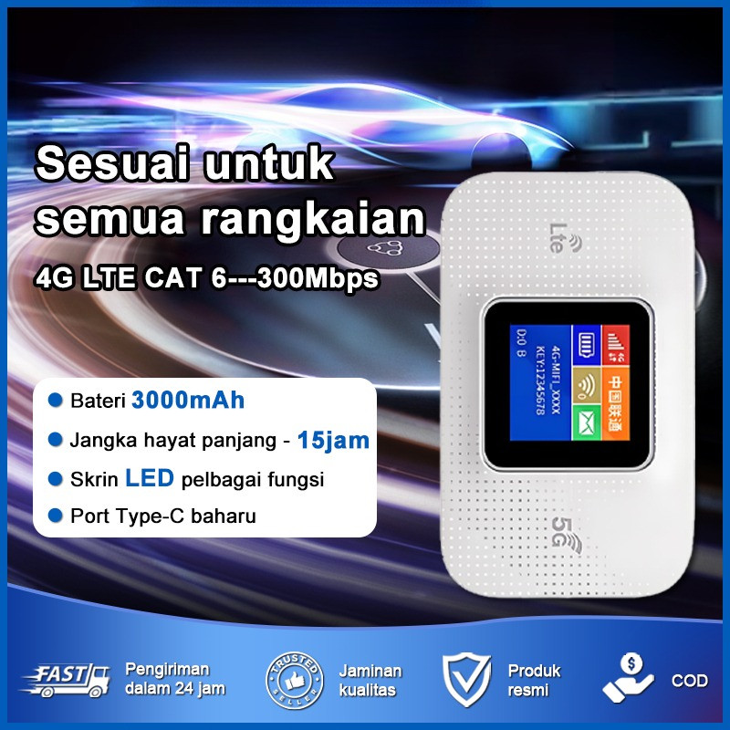 [Malaysia stock] Router WiFi Mifi 5G 4G Portable Mini Hotspot Kad SIM ...