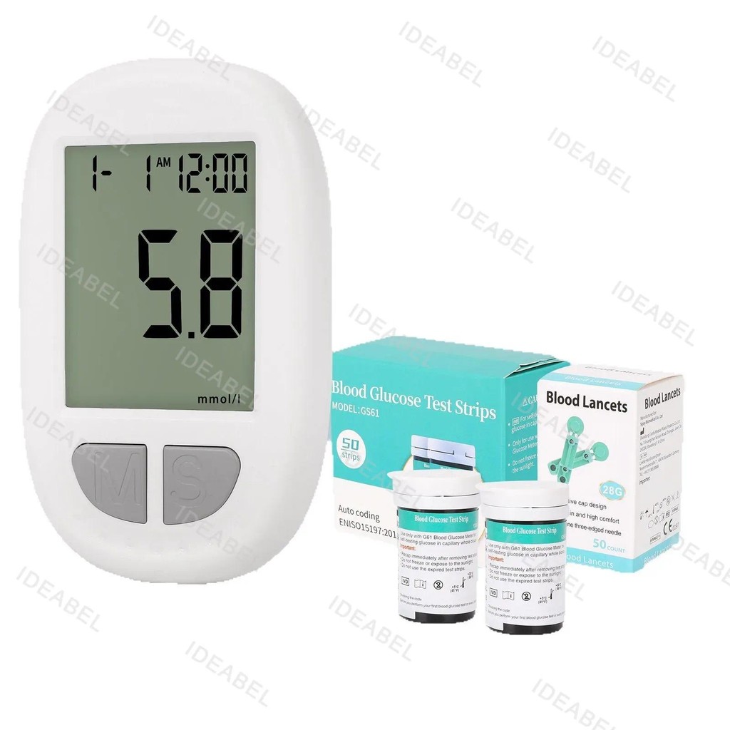 freestyle libre Blood Glucose Meter Glucometer Kit Diabetes Test 50pcs ...