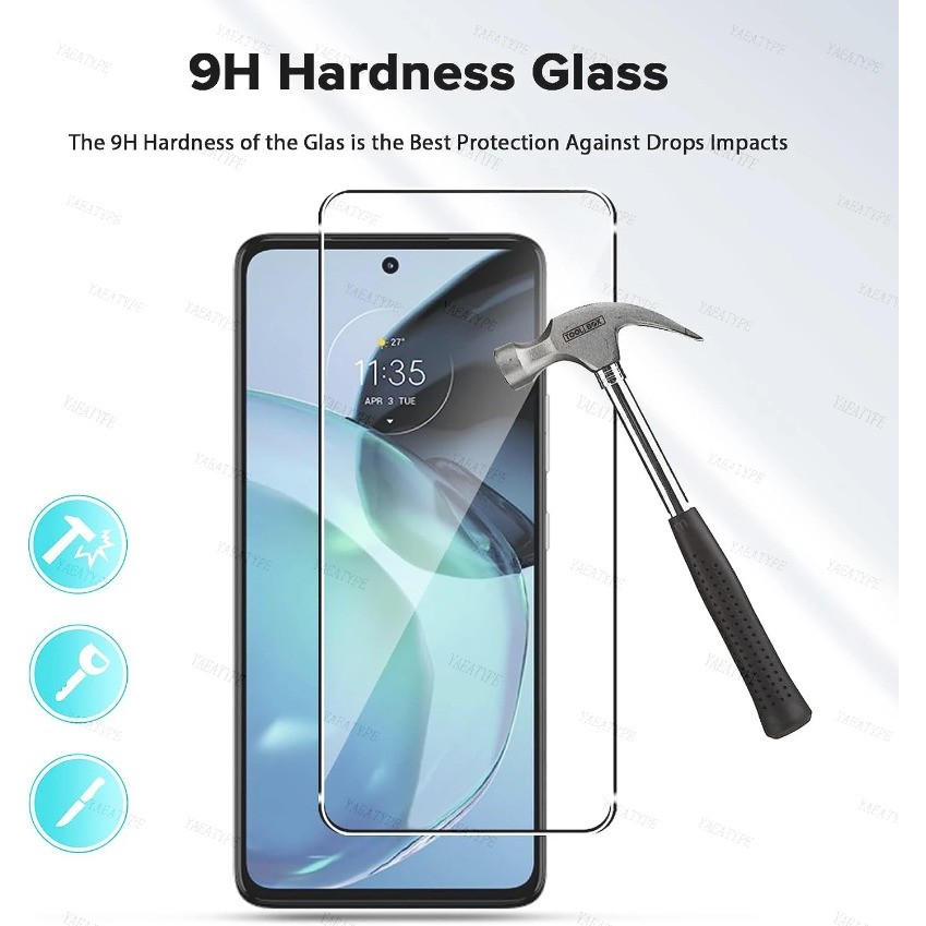 Brotect AirGlass Pellicola In Vetro Ibrido Per Motorola Moto G3 2015 - Durezza 9H, Anti-impronta, Made In Germany