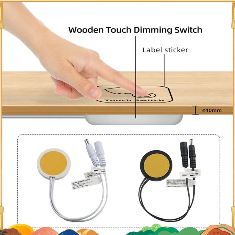 Wood Panel LED Touch Sensor Dimmer Switch Hidden Switch Touch Switch ...