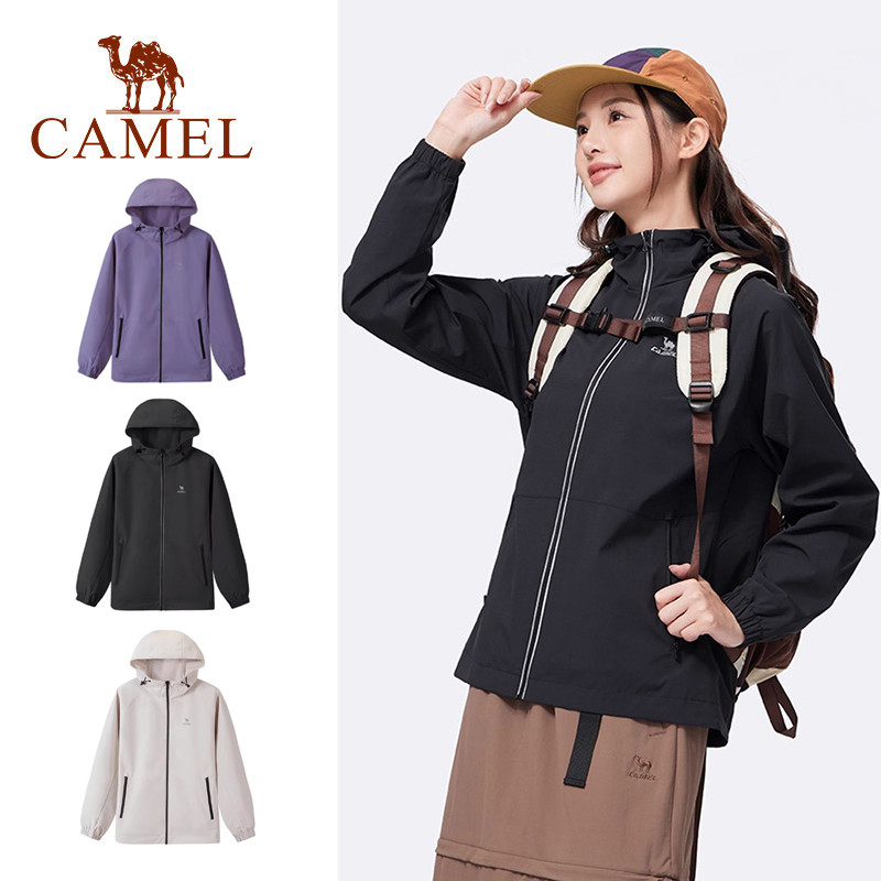 CAMEL Sports Windbreaker Men's and Women's Jacket Outdoor Waterproof ...