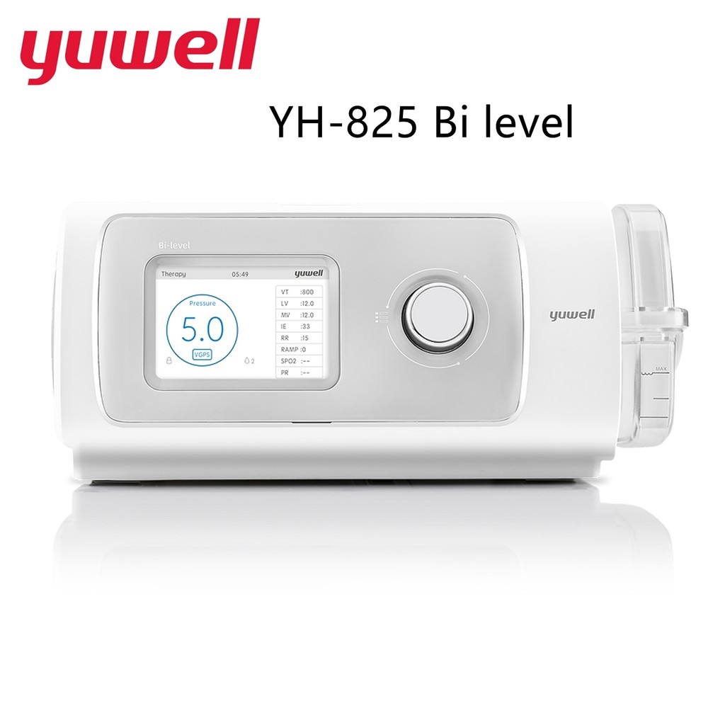 Yuwell YH-825 portable Auto BiPAP machine with Heated Humidifier BiPAP ...