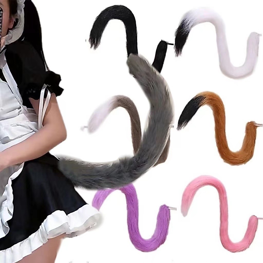 ShiningStars 80CM Long Adults Kids Cosplay Anime Fluffy Plush Long Cat ...