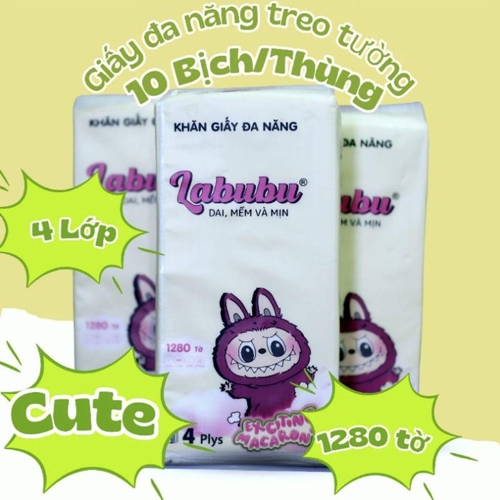 LABUBU Multi-Purpose Hanging Paper Box 10 Packs, 4-Layer School Hanging ...