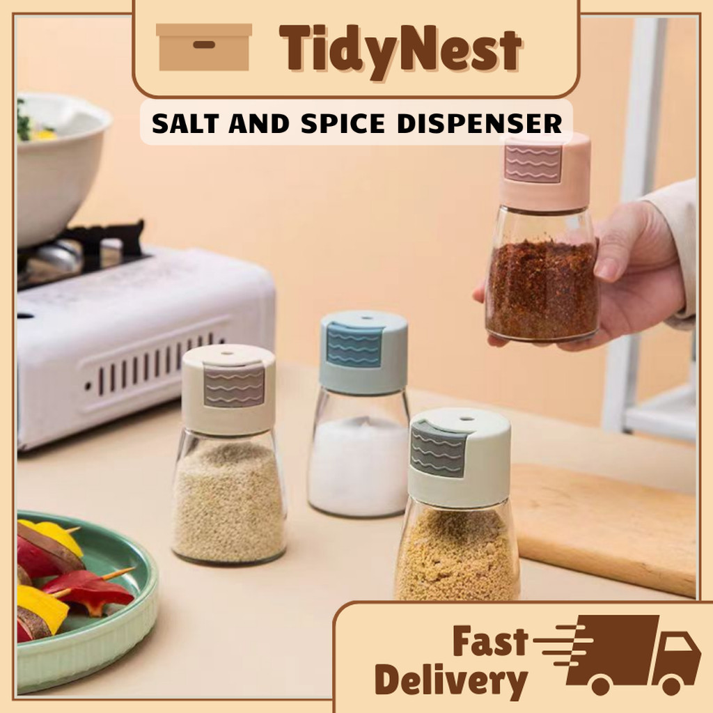 CASA Seasoning Bottle Auto Salt Dispenser Seasoning Container Bekas ...