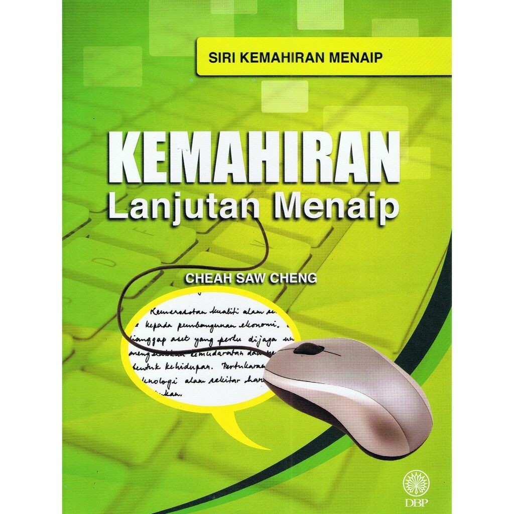 BUKU DBP: Siri Kemahiran Menaip Kemahiran Lanjutan Menaip | Shopee Malaysia