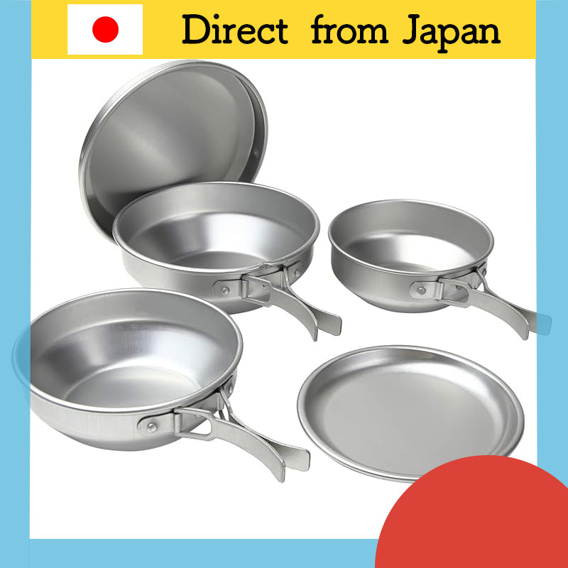 Japan Quality Aluminum Camping Cookware Set 5pcs | Lightweight Outdoor ...