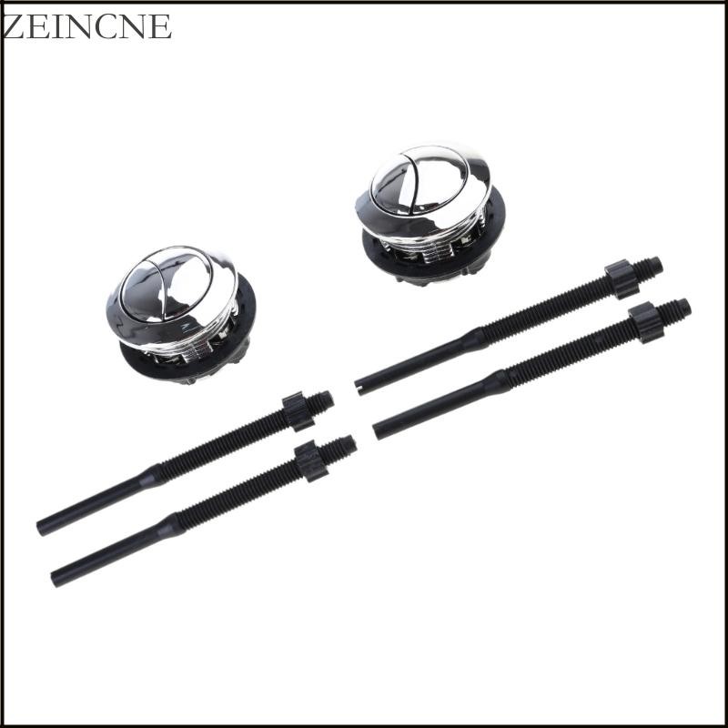 Zein Toilet tanks Button 38mm Double Flush Round Black Accessory Home ...