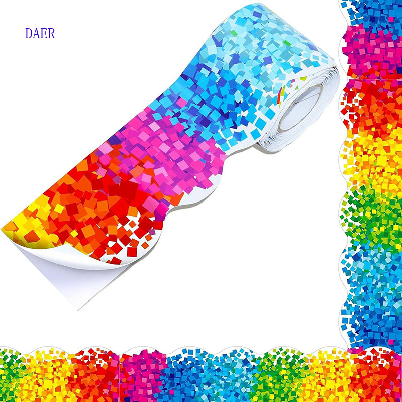 Daer 18m Self Adhesive Border Classroom Decors Blackboard Bulletin ...