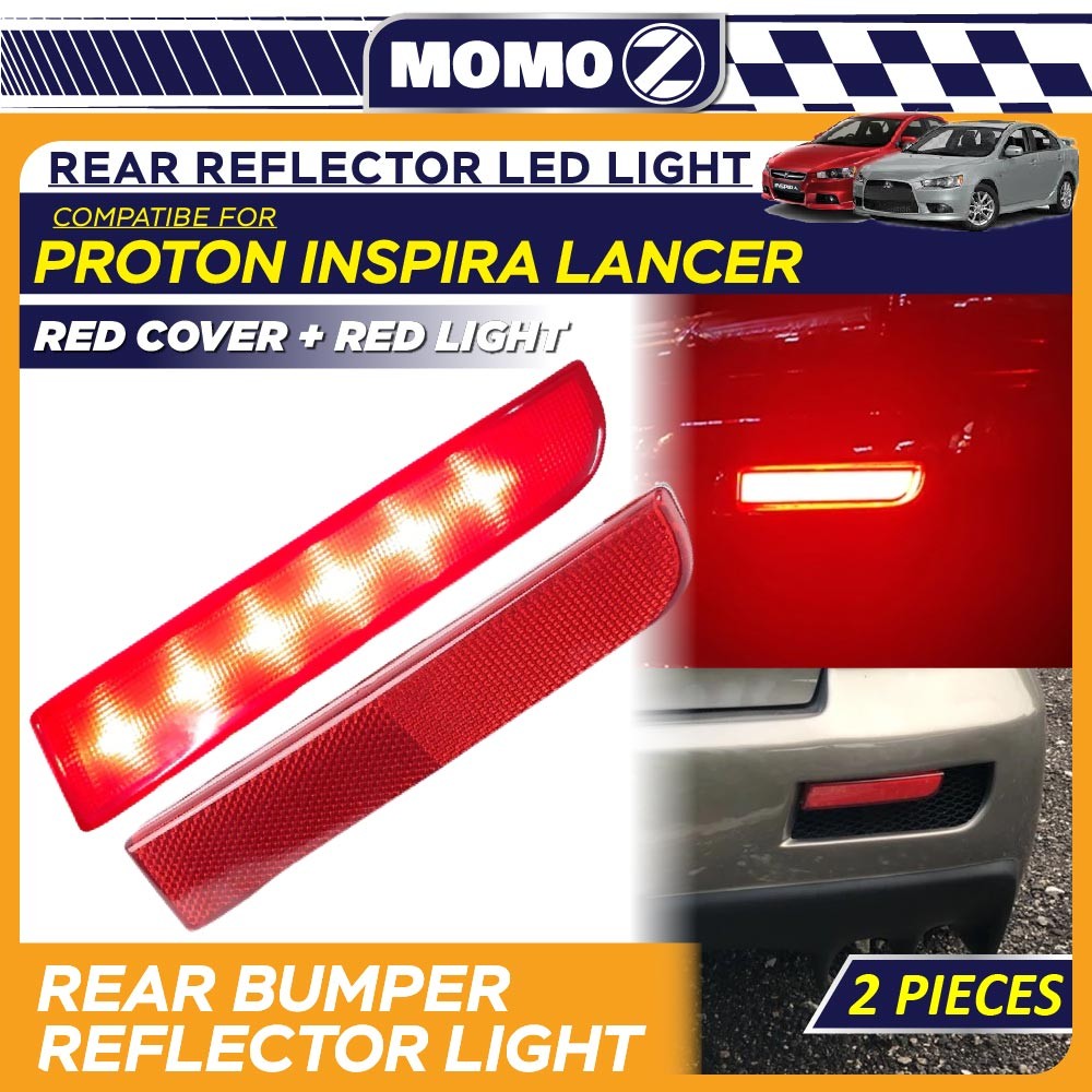 Car Proton Inspira Mitsubishi Lancer GT Rear Bumper Lamp Reflector ...