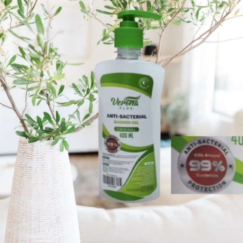 Verona plus Anti Bacterial Shower Gel Original 400ml | Shopee Malaysia