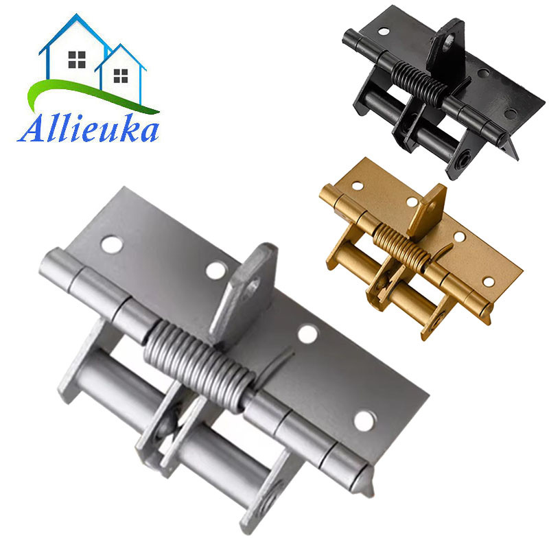 Allieuka Self Closing Spring Hinges Automatic Door Closer Aluminum ...