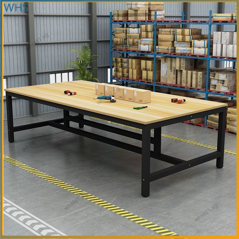 Double-layer workbench, express packaging table, operation table ...