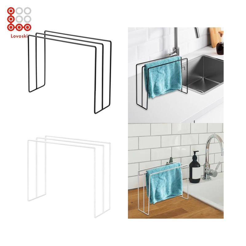 [Lovoski] Kitchen Countertop Dishcloth Drying Rack,Dish Rag Holder ...