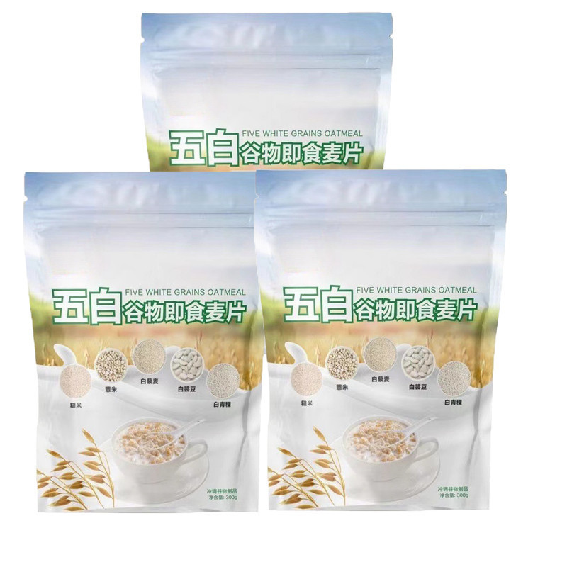 Five White Grains Instant Cereal Five Multigrain Instant Oats Cereal ...