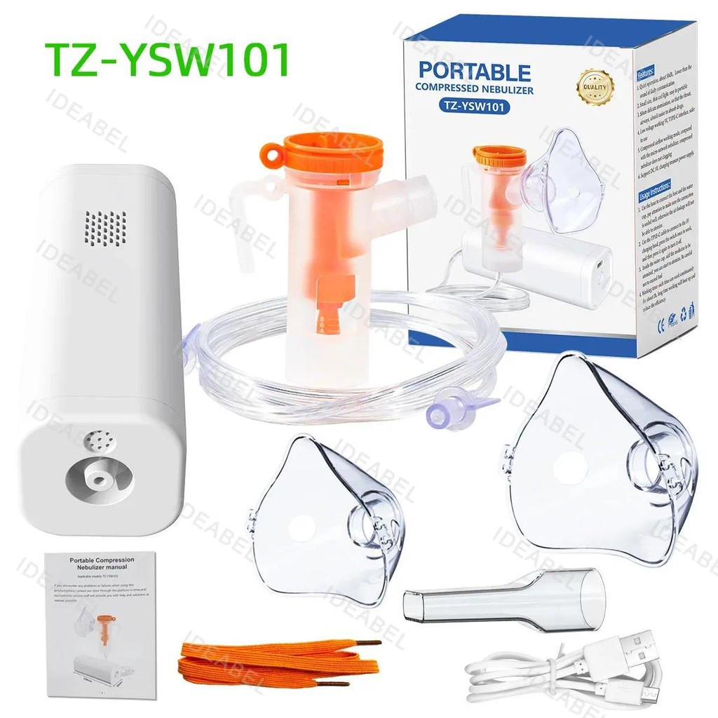 4μm Silent Desktop Inhaler 135g Medical Compression Nebulizer ...