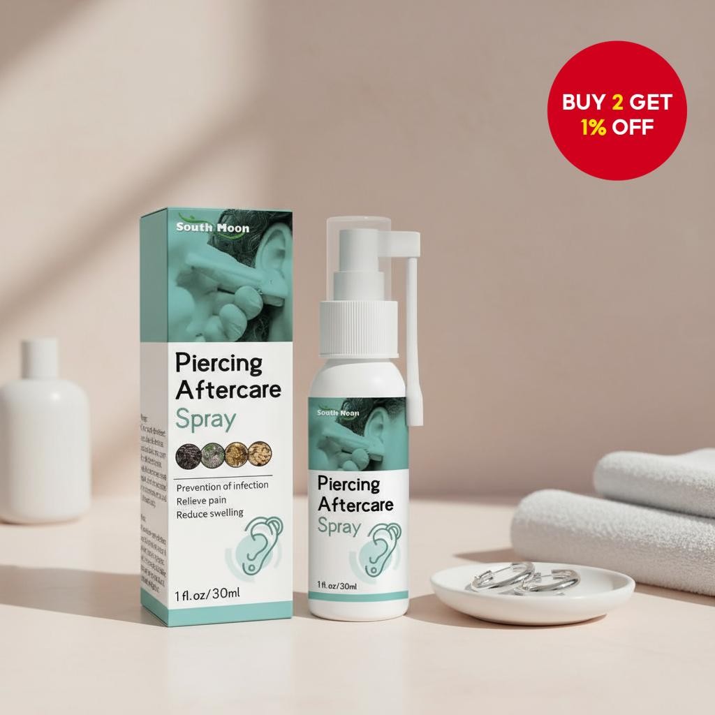 Piercing Aftercare Mist | Gentle Earring Cleaner & Skin Comfort Spray ...
