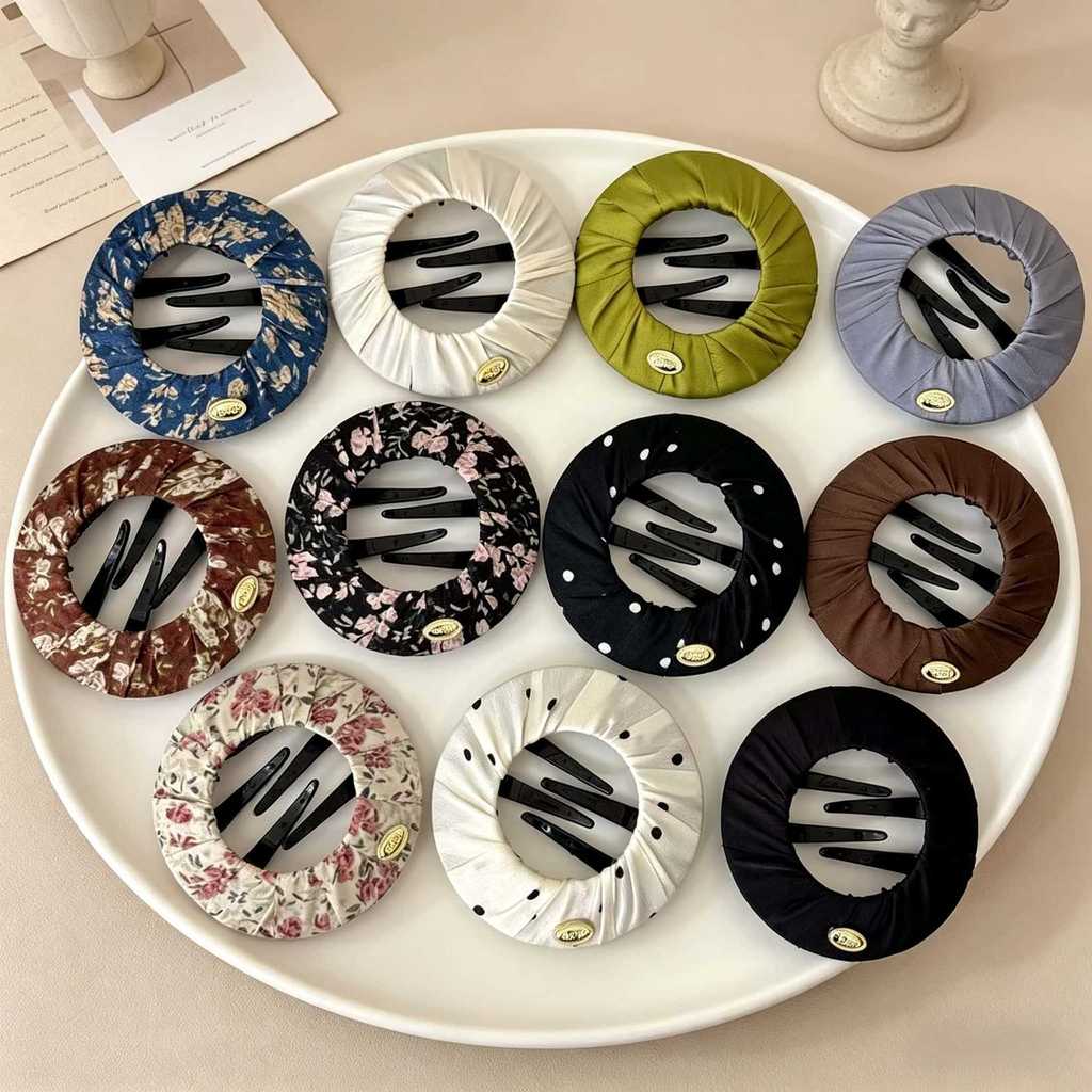 Safe Not Head Flat Big Cake Grab Clip Female Back Head Plate Hair Clip ...