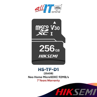 Hiksemi NEO HOME Class 10 Micro SD Memory Card SDXC 92MB/s (256GB)