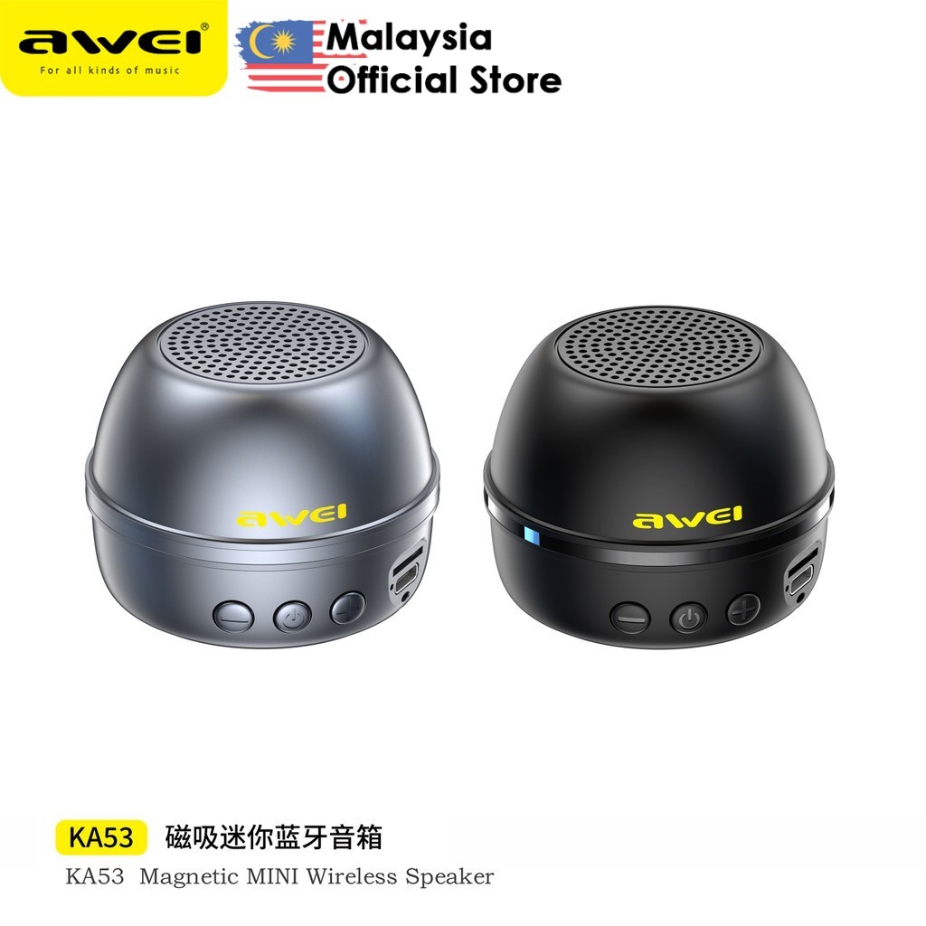 Awei KA53 Mini Wireless Speaker Magnetic Speaker Portable Mini Speaker ...