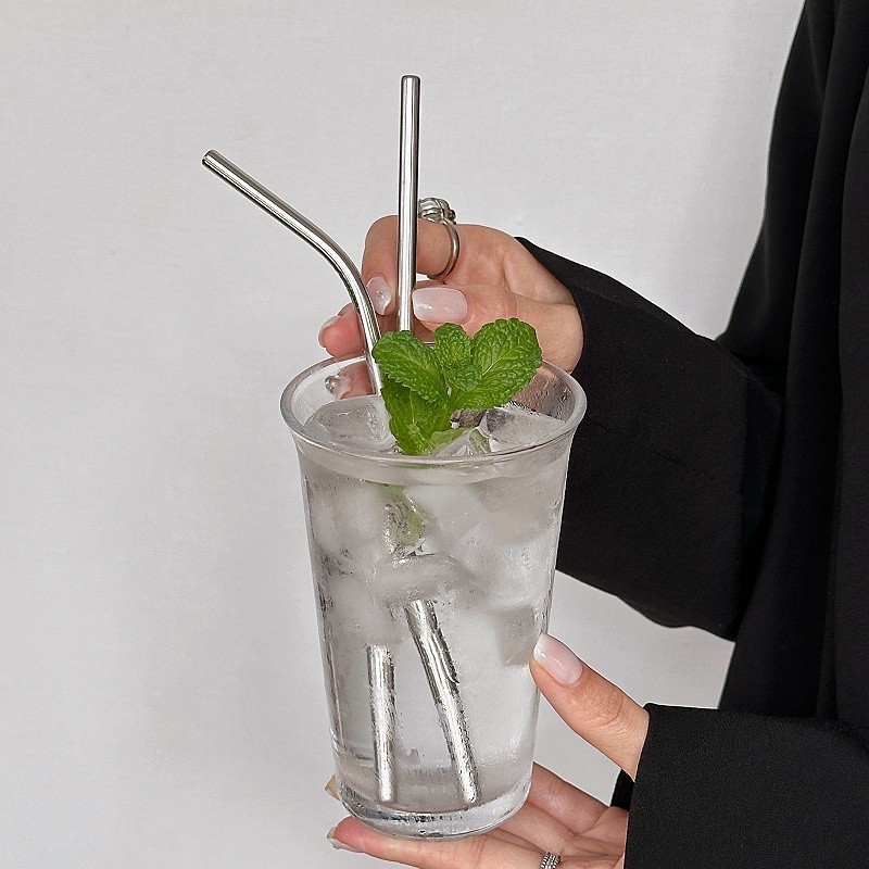 Reusable 304 Stainless Steel Straw Creative Influencer Straw ...