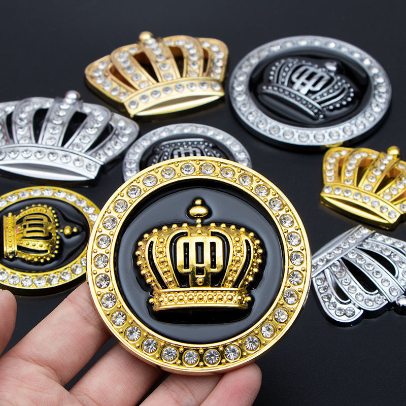 Car Crown Round Label Head Label Side Label Car Label VIP Modified Car ...