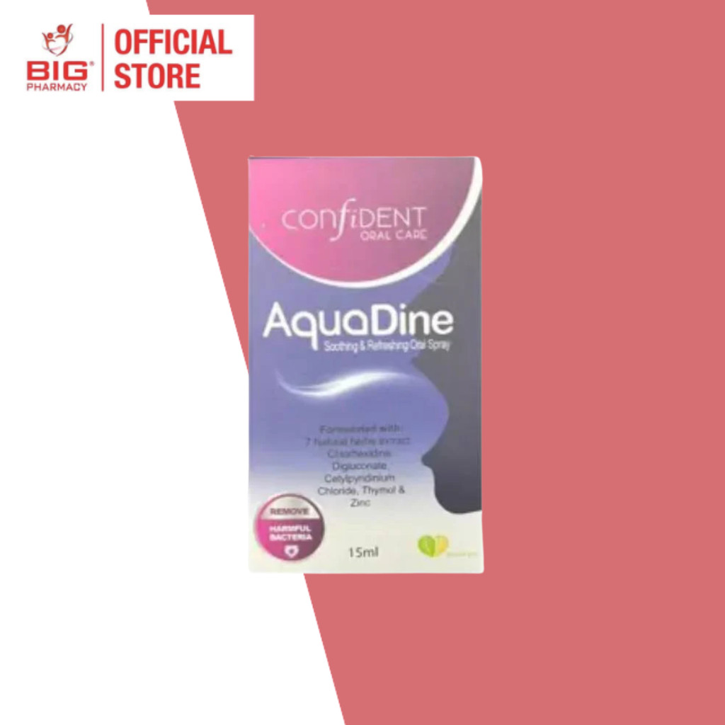 CONFIDENT AQUADINE PLUS ORAL SPRAY 15ML | Shopee Malaysia