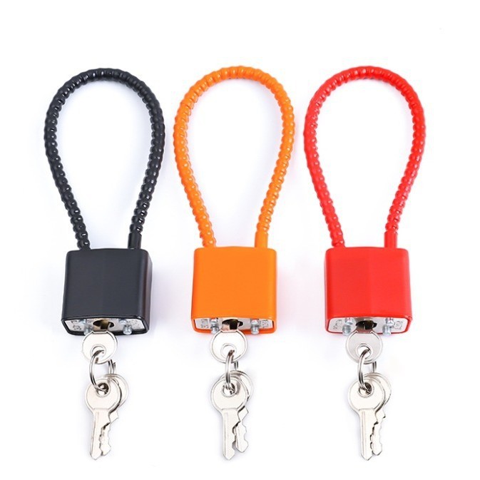 [Ready Stock Fast Shipping] Steel Wire Combination Lock Padlock Cabinet ...