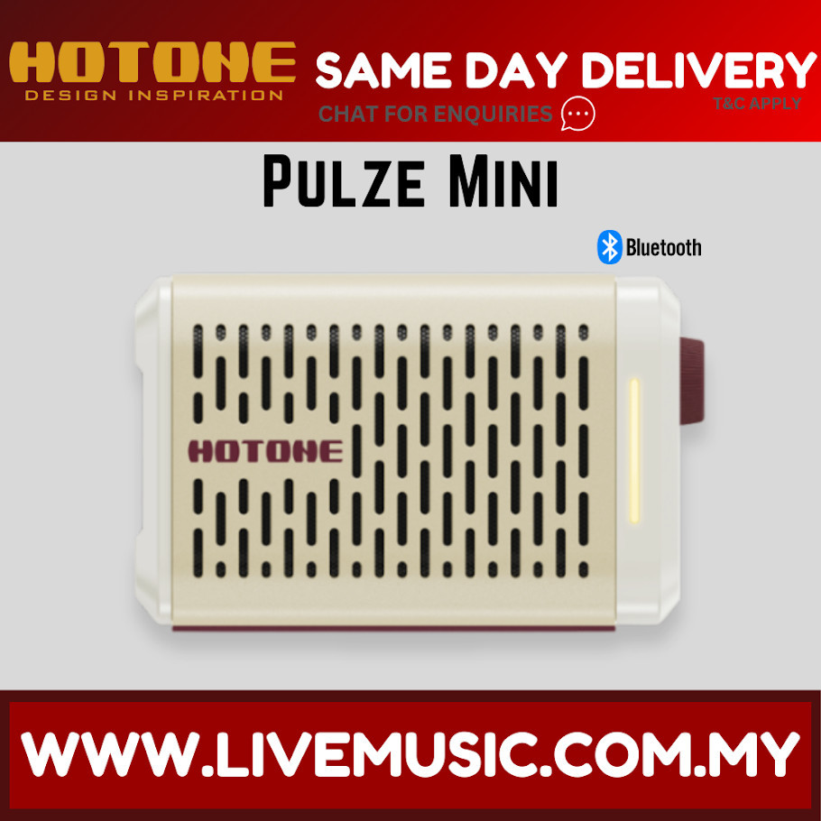 Hotone Pulze Mini BT Modeling Amplifier, White Edition ( PulzeMini ...